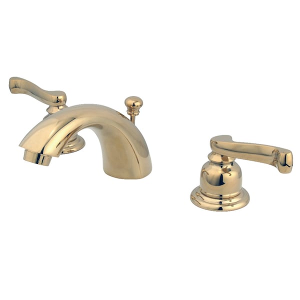 KB952FL Mini-Widespread Bathroom Faucet, Polished Brass